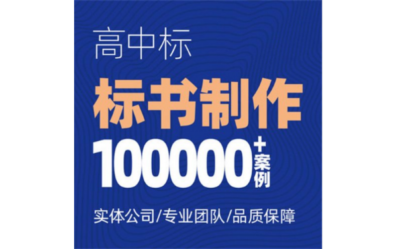 實體公司標書案例